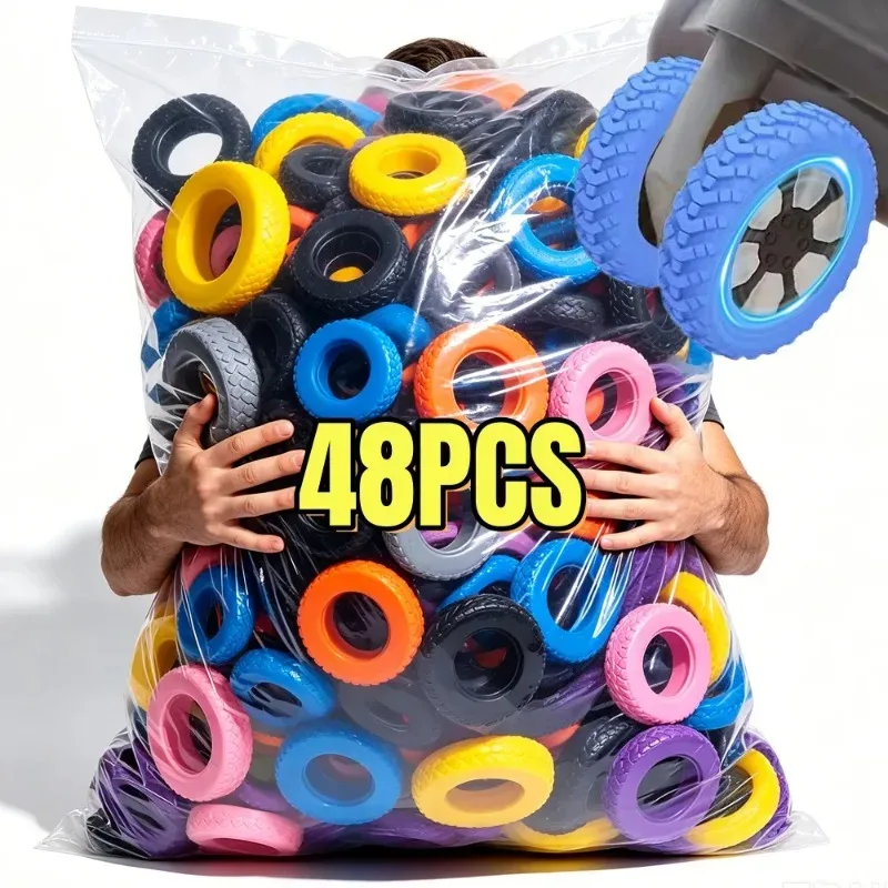 protège-roues en silicone pour valise, housse de protection silencieuse pour roulettes de trolley, accessoires de valise