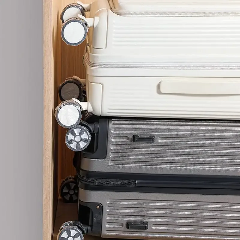 housses de roues de bagages jetables, 50/80 pièces, protections de valises, accessoires de voyage universels pour valises à roulettes