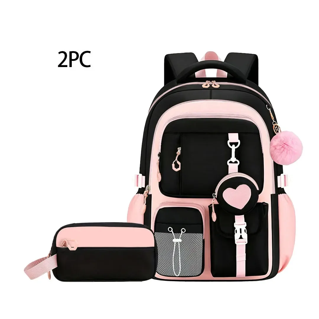 sacs d'école pour enfants pour adolescentes ensemble cartable kawaii école primaire 3 pièces sac à dos de lycée enfants sac à dos de voyage