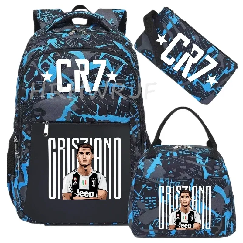 sacs à dos de sport cr7, sacs d'école camouflage pour ordinateur portable, pour hommes et femmes, sac à dos de grande capacité pour les voyages, le bureau, les trajets scolaires