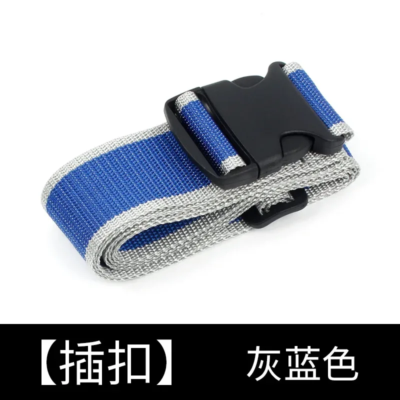 sangles de bagage droites pour valise, ceinture de bagage en polyester avec boucle de déverrouillage réglable, accessoire de voyage 