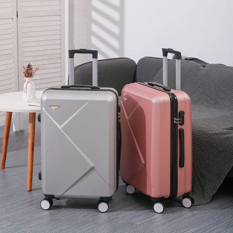 bagage 20-24-26 pouces 360 ° roue muette voyage d'affaires hommes femme bagages valise business