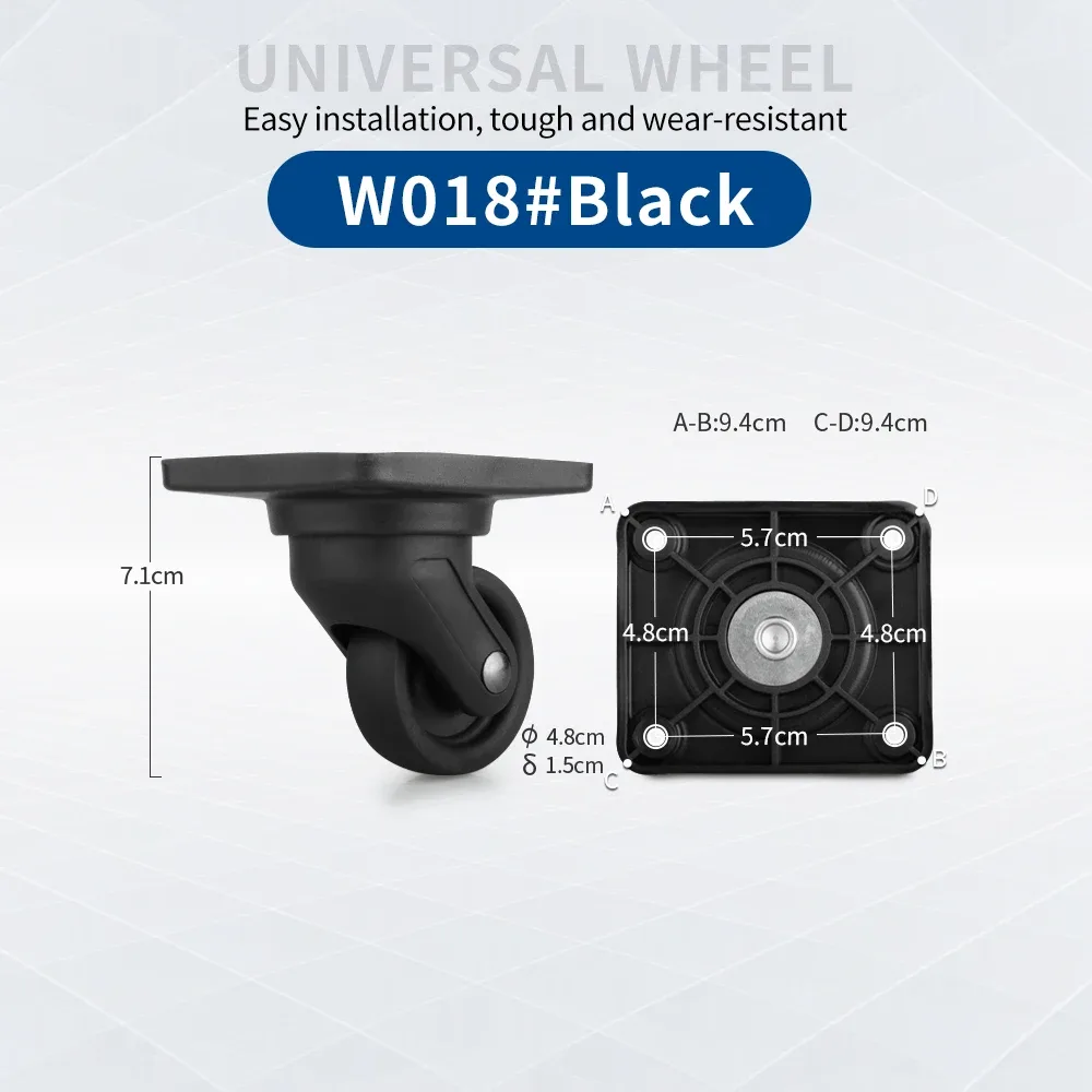roues universelles pour valise, accessoires de réparation de roulettes de valise, roues pour bagages de voyage