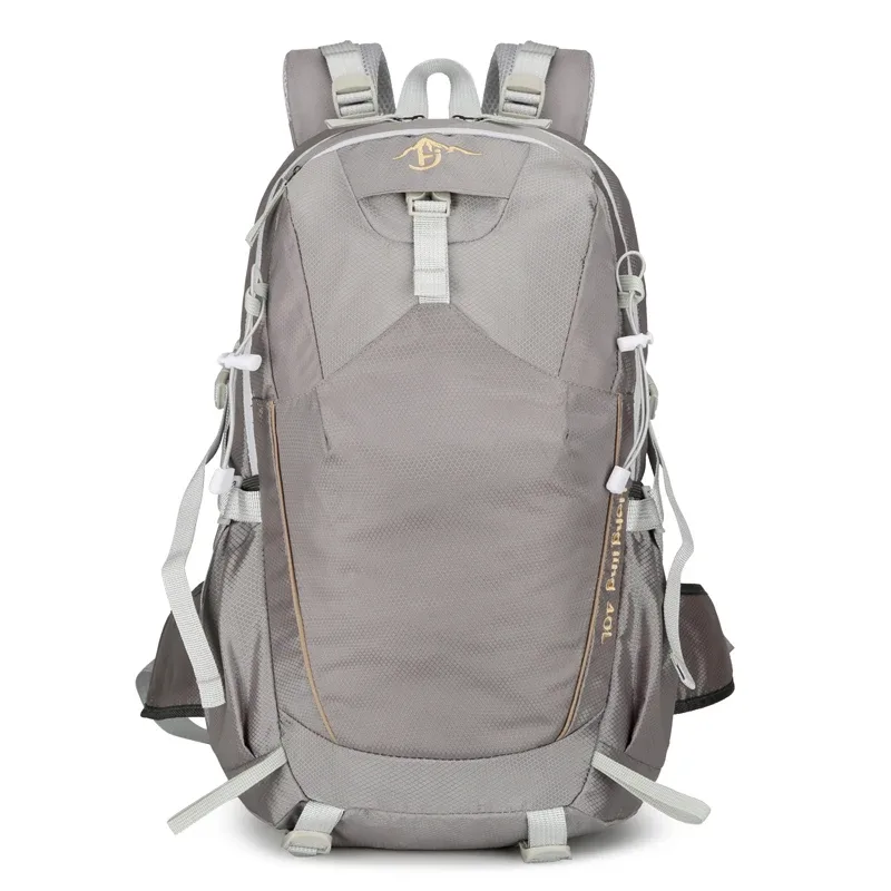 sac de randonnée en plein air 40l, grande capacité, nylon hydrofuge, options multicolores, sac à dos de voyage léger