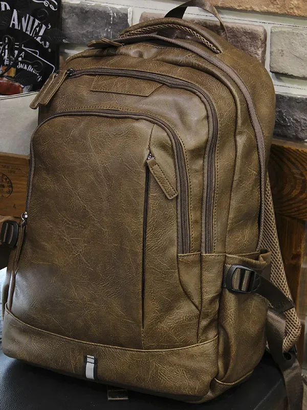nouveau sac à dos vintage pour homme, sac à dos multifonctionnel pour ordinateur portable, sac à dos tendance pour étudiants, sac à dos de voyage