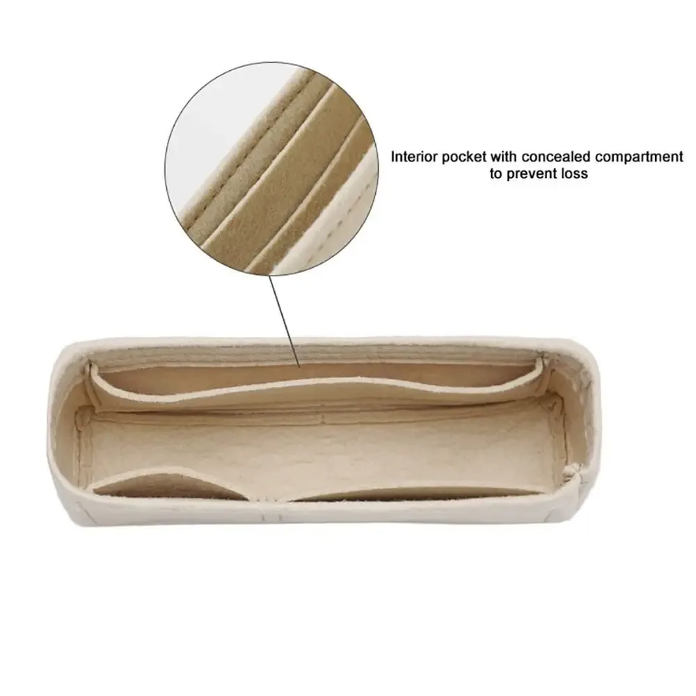sac à main en feutre, support de sac de rangement, doublure de sac à main, organisateur de sac pour loro piana extra pocket l19 pour marmont