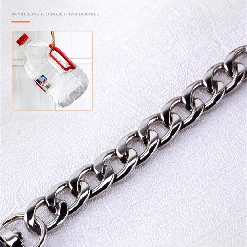 chaîne métallique de remplacement pour sac à bandoulière, 20cm/40cm/60cm/100cm/120cm, bricolage, poignée en or/argent, accessoires de sac à main