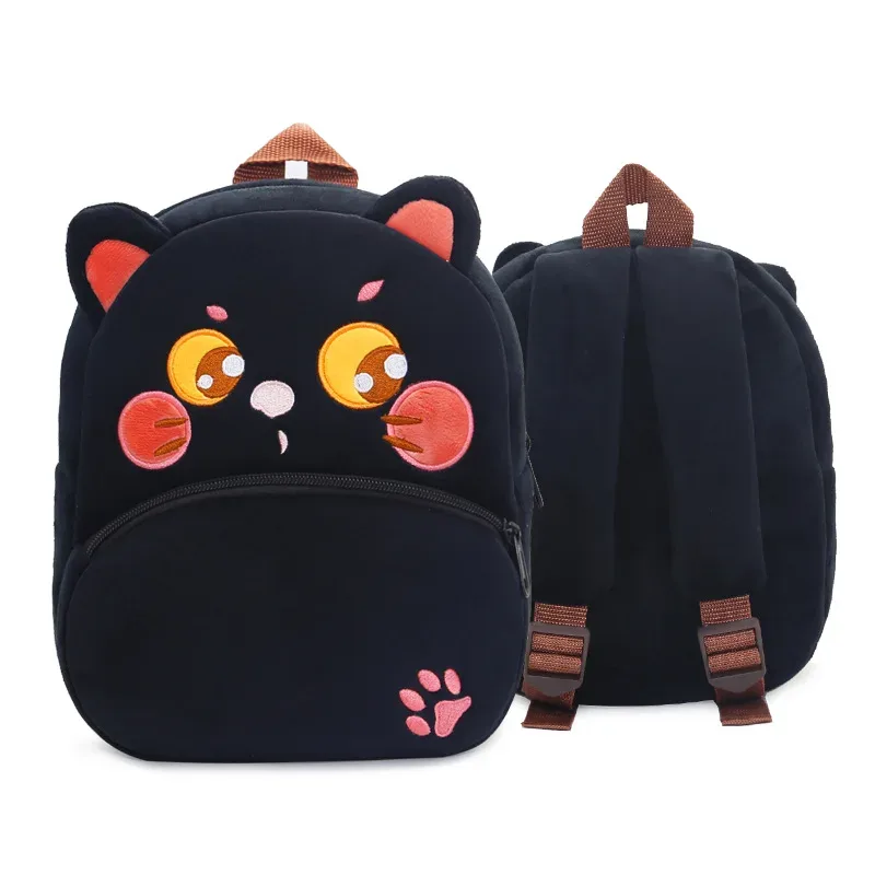 sacs à dos d'animaux de dessin animé 3d pour enfants, sac d'école en peluche douce pour enfants de la maternelle, cartables kawaii pour enfants, filles et garçons