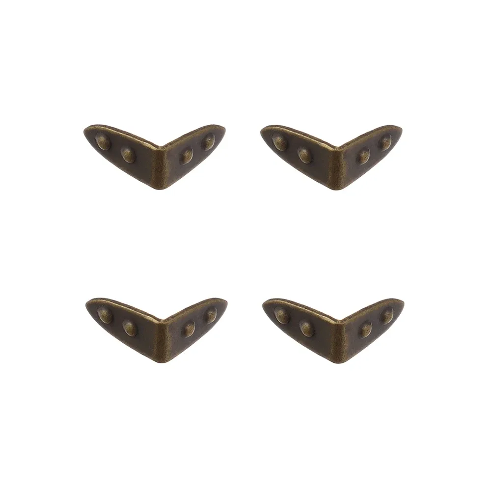 4 pièces de protection d'angle en métal pour valises, accessoires de bricolage manuels, mini-verrous de coffre en métal, pièces pour sacs