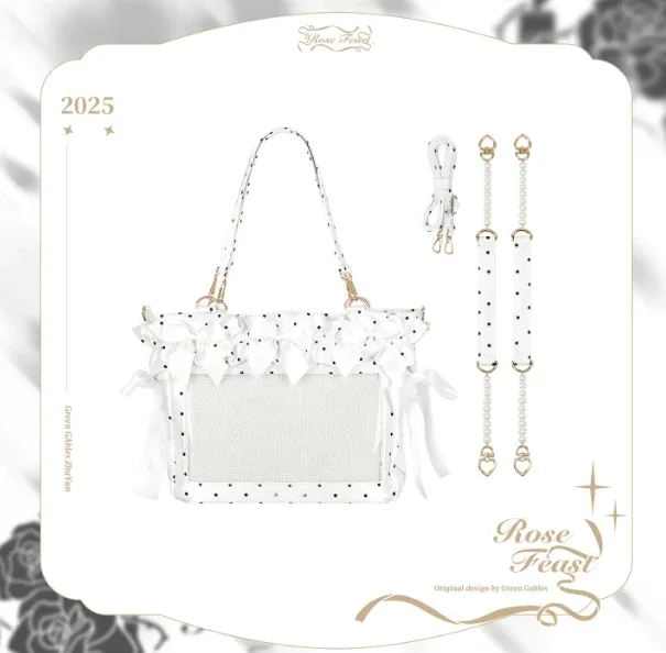 sac de douleur original avec nœud en satin doux, grande capacité, sac à bandoulière pour ordinateur portable de 14 pouces, fourre-tout avec chaîne de perles pour filles et femmes
