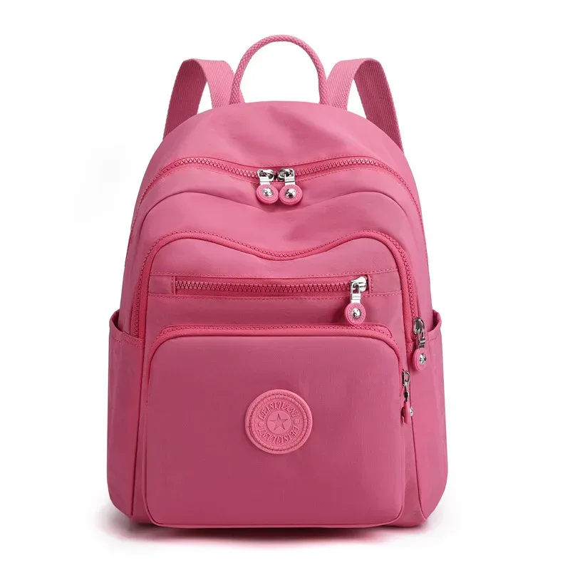 nouveau style coréen simple femmes sac à dos haut de gamme grande capacité double sac à bandoulière maman sac bonne qualité sacs en nylon en vente