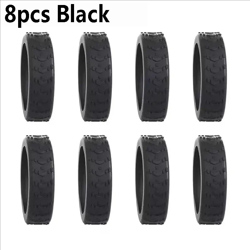 8 protections en silicone anti-bruit pour roulettes de valise et bagages de voyage