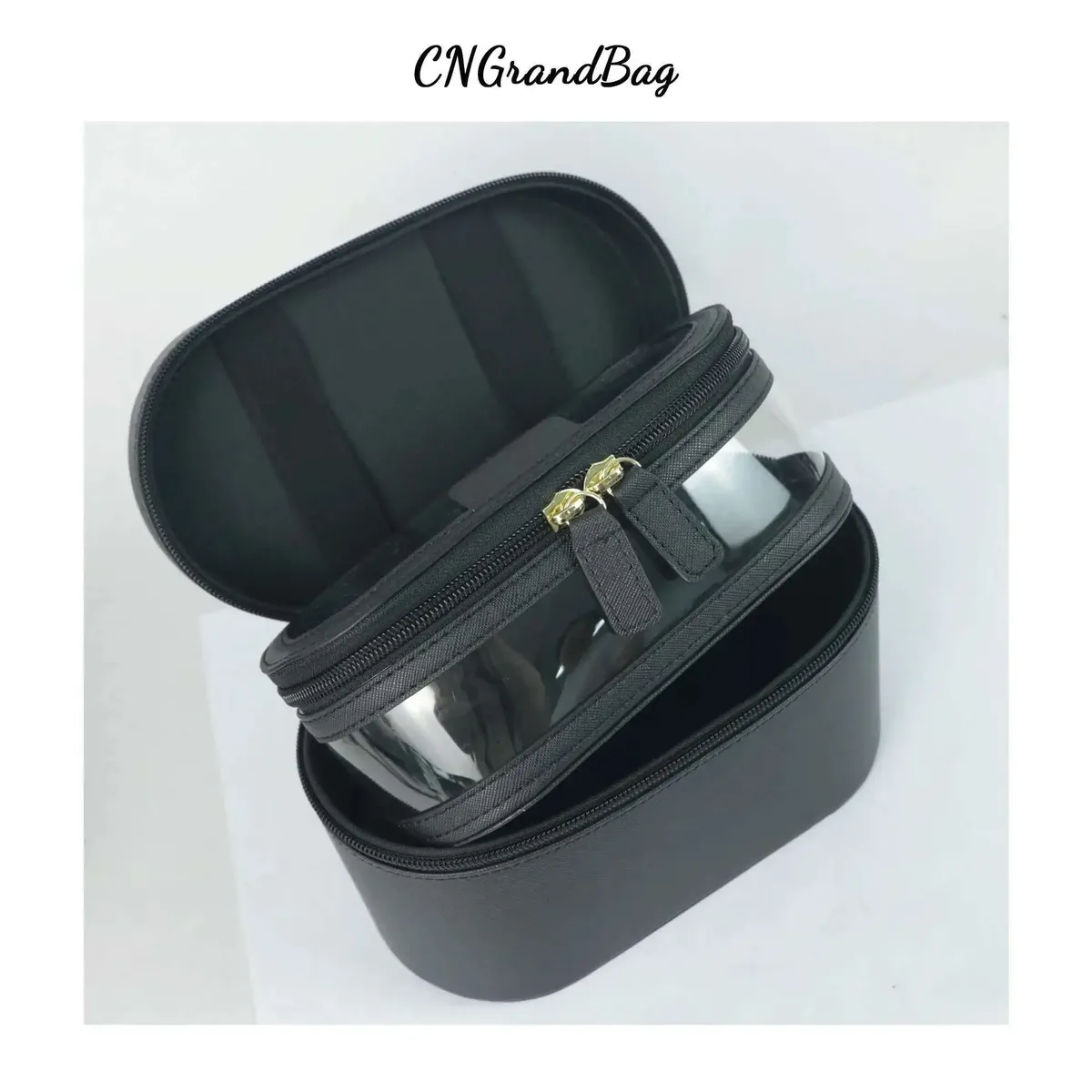 saffiano – trousse de toilette de voyage en croûte de cuir pour femmes, nom personnalisable gratuit, boîte de rangement de maquillage, kit dopp, ensemble de sacs à cosmétiques