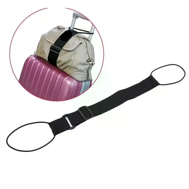 sangle de bagage élastique réglable, ceinture de sécurité de voyage, pour bagages à main, transport sécurisé des bagages