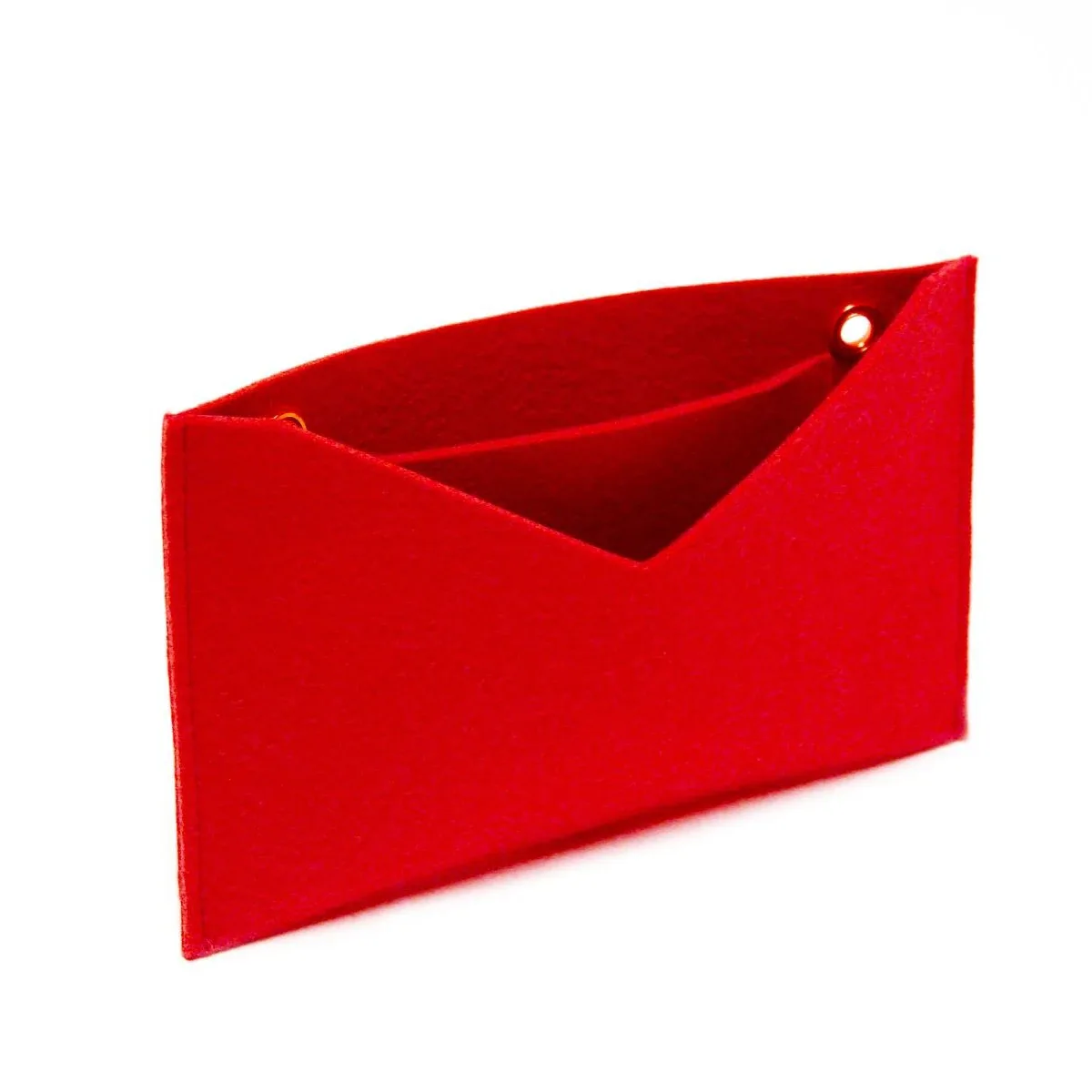 organisateur en feutre pour sac à main, insert kirigami de 3 pièces avec chaîne dorée, sac bandoulière, pochette kirigami, insert organisateur pour sac à enveloppe.