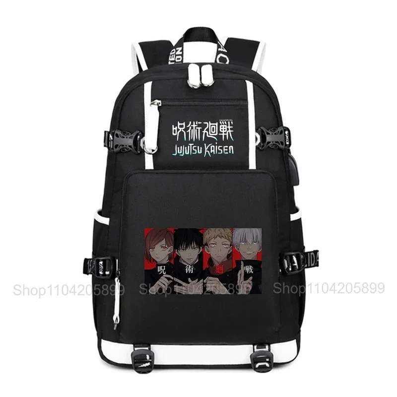 Sac à dos Jujutsu Kaisen, Mochila Anime, cartable pour étudiants et adolescents, sacs d'école pour garçons et filles, grand sac à dos de voyage quotidien, cadeau