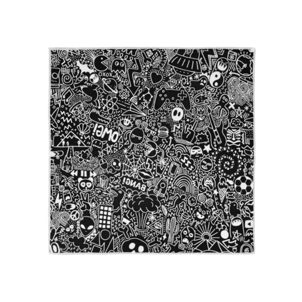tissu de protection d'objectif pliable et auto-adhésif, 50x50cm, enveloppe de protection d'appareil photo, cent patchs en tissu carré, sac de rangement de cosmétiques