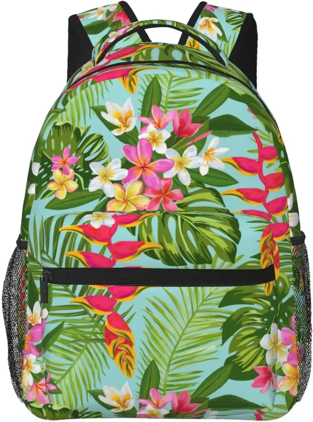 sac à dos à motifs de palmier hawaïen pour homme et femme, joli cartable pour ordinateur portable, voyage, randonnée, camping