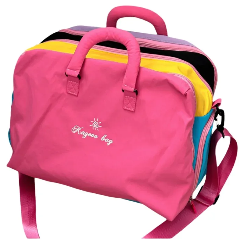 sac de voyage tendance multicolore pour courts séjours, sac de sport léger à main, sac de voyage pour l'hébergement et les loisirs