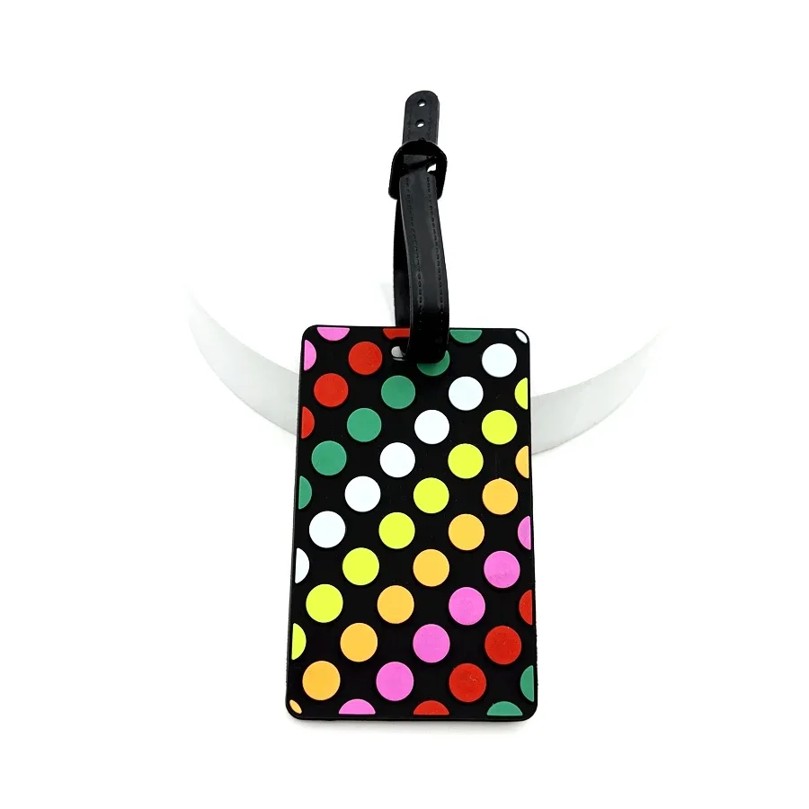 étiquette de bagage de vacances de noël, pendentif de sac de voyage, étiquette de nom anti-perte, sangle d'affichage pour voyage de vacances, 1/2/3 pièces
