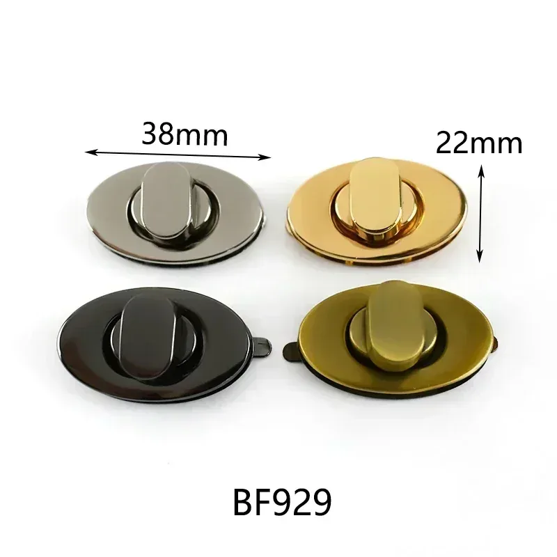 boucles de verrouillage de sac en métal, 2 pièces, serrures torsadées pour sac à main pour femmes, sacs à bandoulière, fermoir de loquet, accessoires de quincaillerie de bricolage