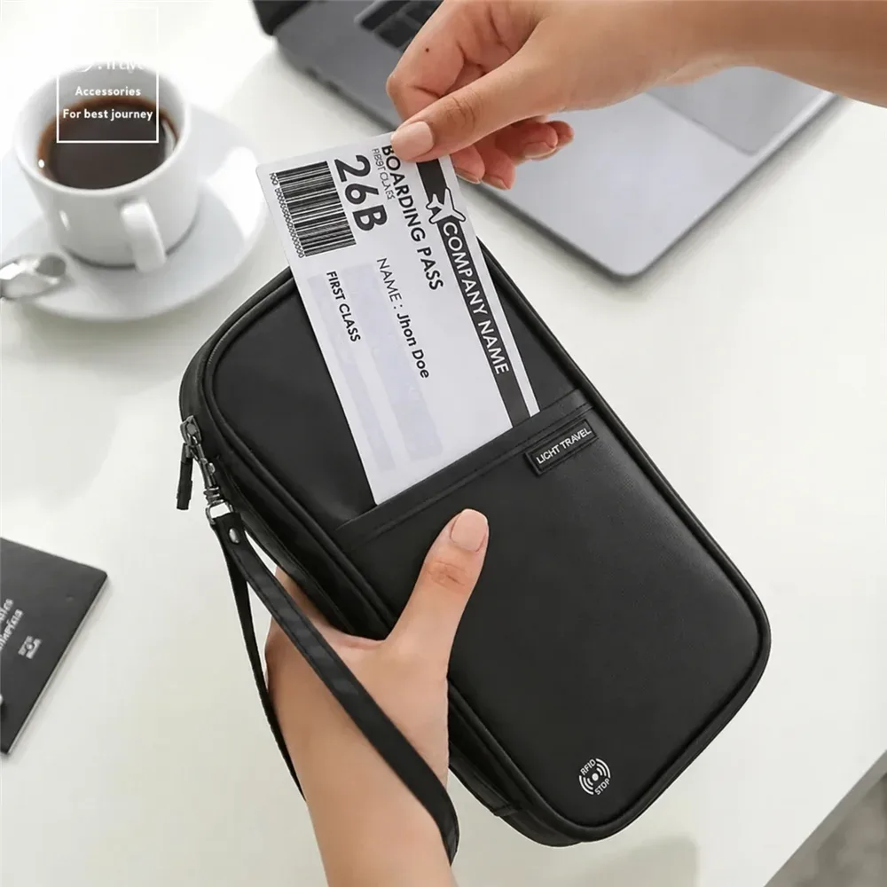 portefeuille de voyage pour la famille, porte-passeport imperméable, organiseur de passeport, accessoires de voyage, housse pour documents, porte-cartes