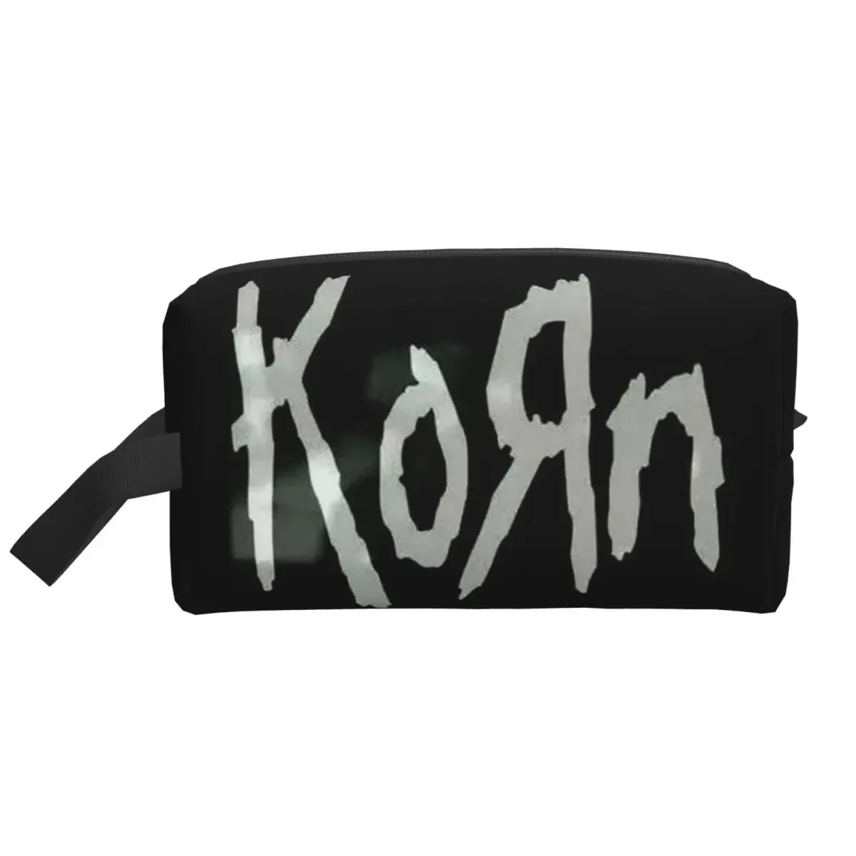 korn rock music – trousse de maquillage, organisateur de cosmétiques, trousse de toilette, trousse à cosmétiques pour femmes, trousse de beauté, trousse à crayons de voyage