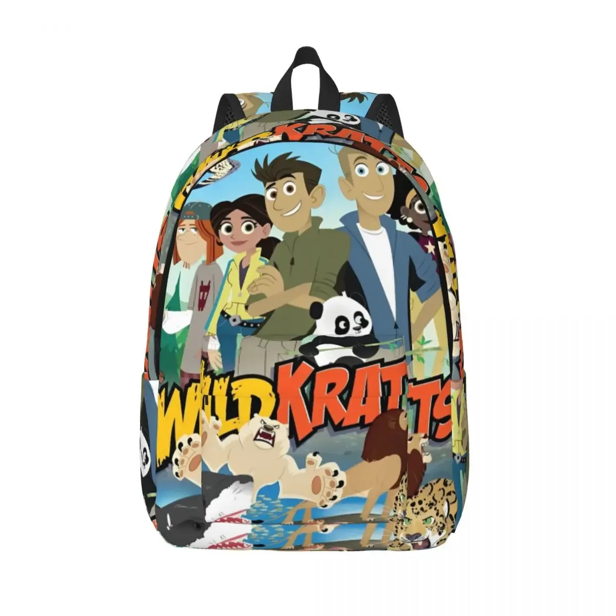 wild kratts sac à dos pour hommes femmes mode étudiant randonnée voyage sac à dos collège sac à bandoulière léger
