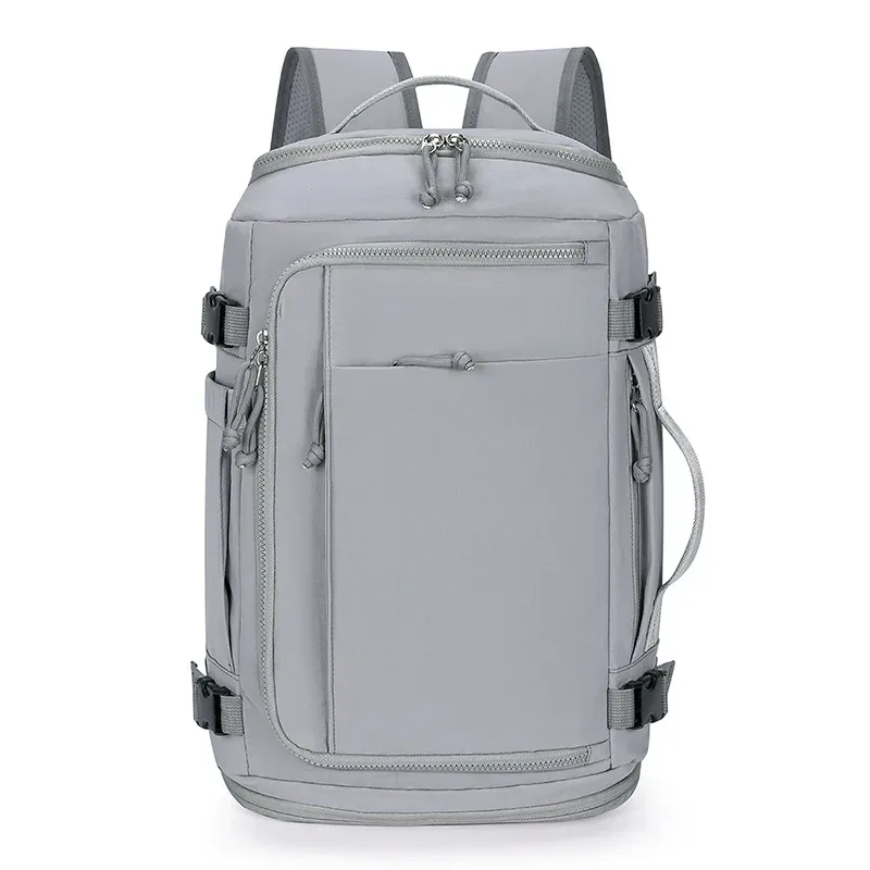 sac à dos de voyage grande capacité unisexe, léger, multifonctionnel, sacoche pour ordinateur, sac à bandoulière décontracté en pvc imperméable