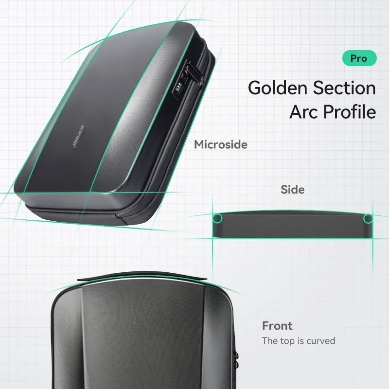 sac à dos rigide pour homme mark ryden, sacoche pour ordinateur portable 17,3 pouces avec serrure tsa, chargement usb, résistant à l'eau, pour les déplacements professionnels