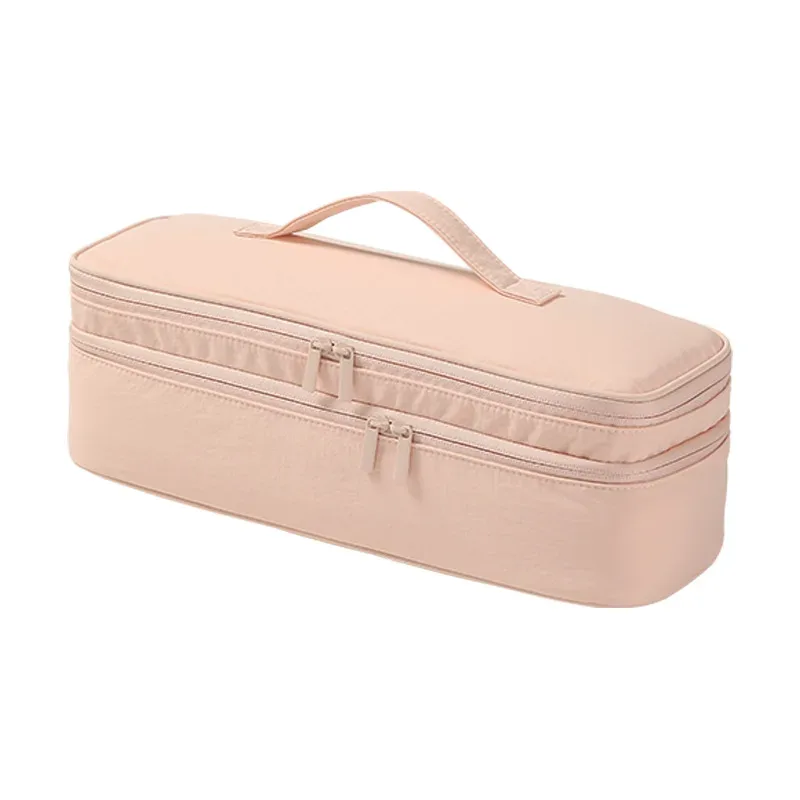 sac de rangement pour sèche-cheveux de grande capacité, étui de voyage anti-poussière, pochette de rangement multi-poches pour sèche-cheveux dyson