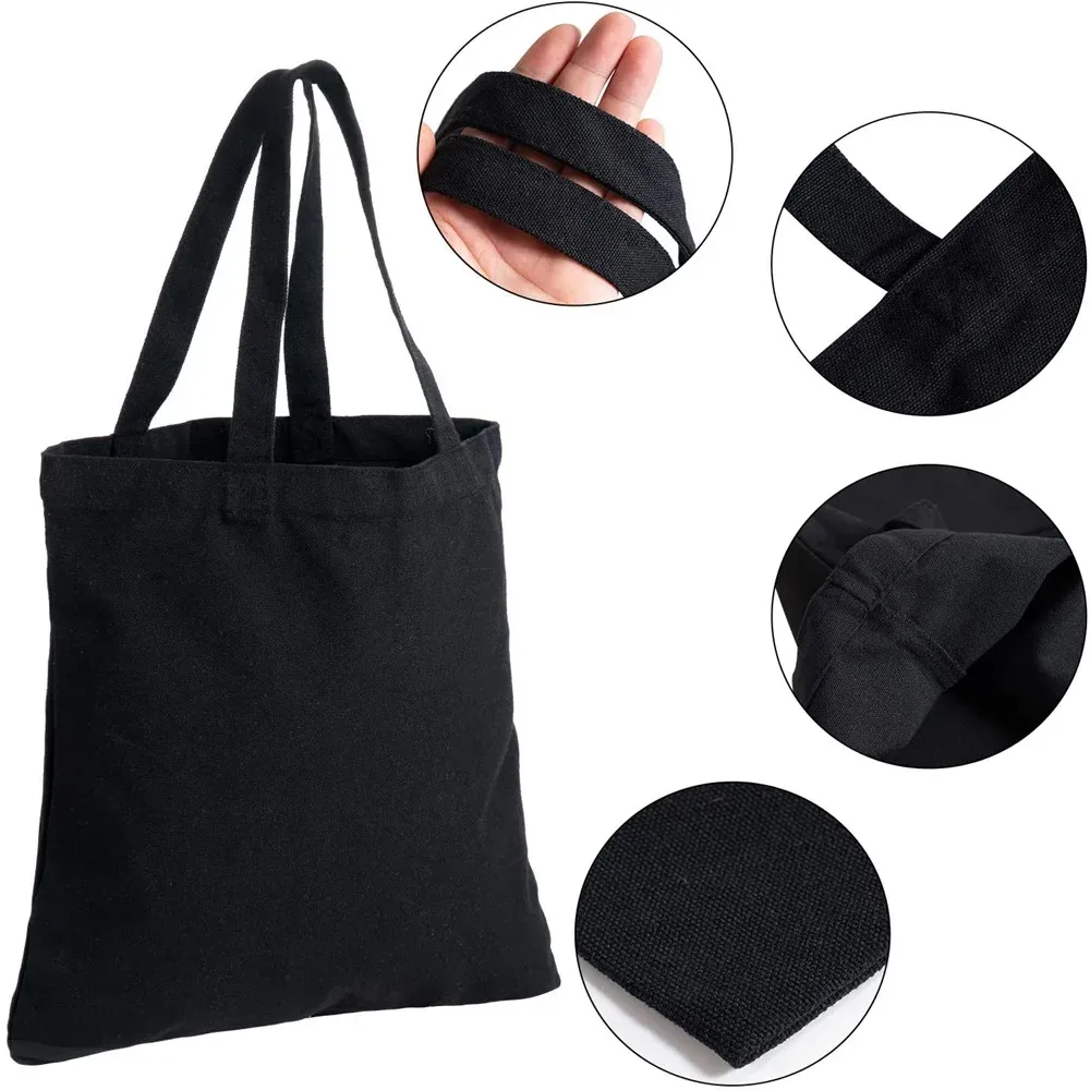 sac de courses en toile pour femmes, sacs à bandoulière, sac à main de shopping, sacs d'épicerie, texte imprimé, nouvelle mode, fourre-tout de rangement écologique