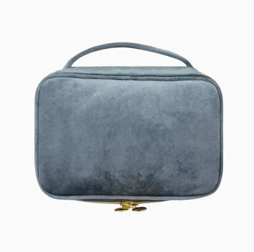 xmessun nouveau sac cosmétique de voyage en flanelle à la mode pour les femmes, sac de maquillage à main de grande capacité décontracté de créateur de mode a327