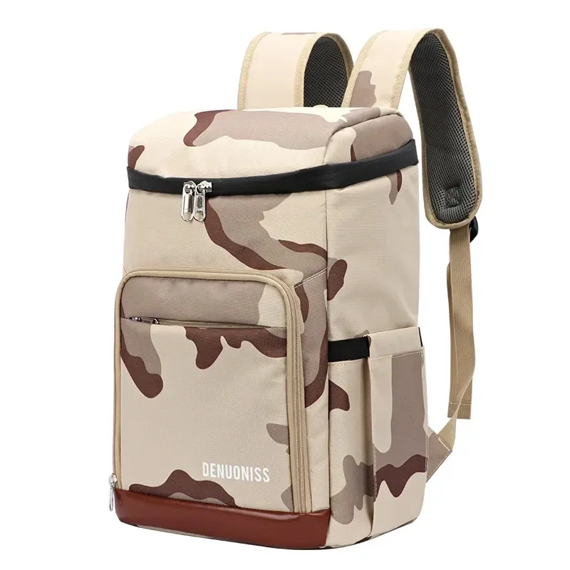 denuoniss – sac à dos isotherme pour pique-nique, épais, étanche, grand sac thermique pour réfrigérateur, conservation de la fraîcheur
