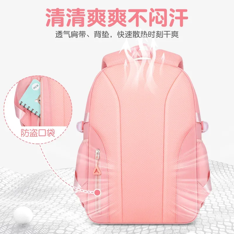 sacs d'école pour enfants pour filles grand cartable kawaii école primaire sac à dos enfants livre sac étanche ordinateur portable voyage sac à dos