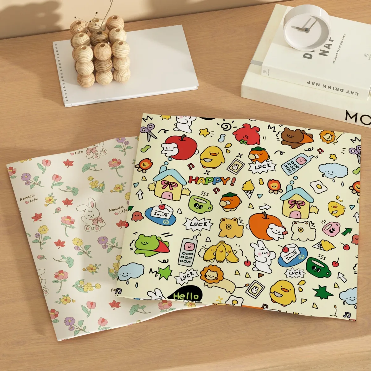 nouvelle trousse de maquillage magique pliante avec miroir et chiffon de nettoyage, sac de rangement pour ipad et appareil photo, housse de protection réutilisable
