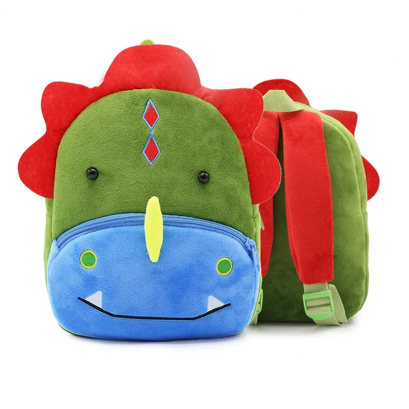 sacs à dos d'animaux de dessin animé 3d pour enfants, sac d'école en peluche douce pour enfants de la maternelle, cartables kawaii pour enfants, filles et garçons