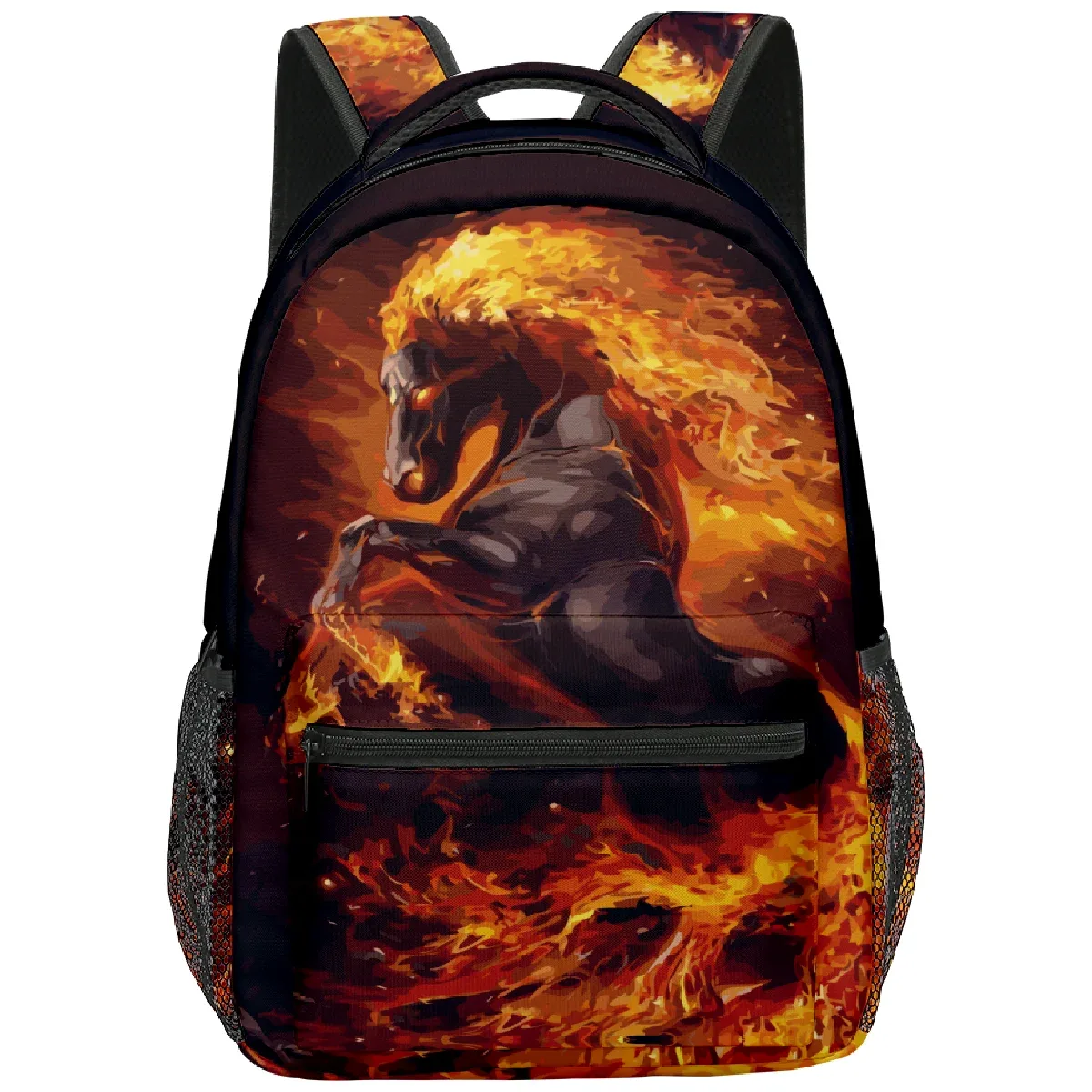 chimpopméthanol-sac à dos étanche pour étudiant, sac à dos pour ordinateur portable, impression 3d, oxford, cheval, licorne, voyage, garçons, filles, nouveauté