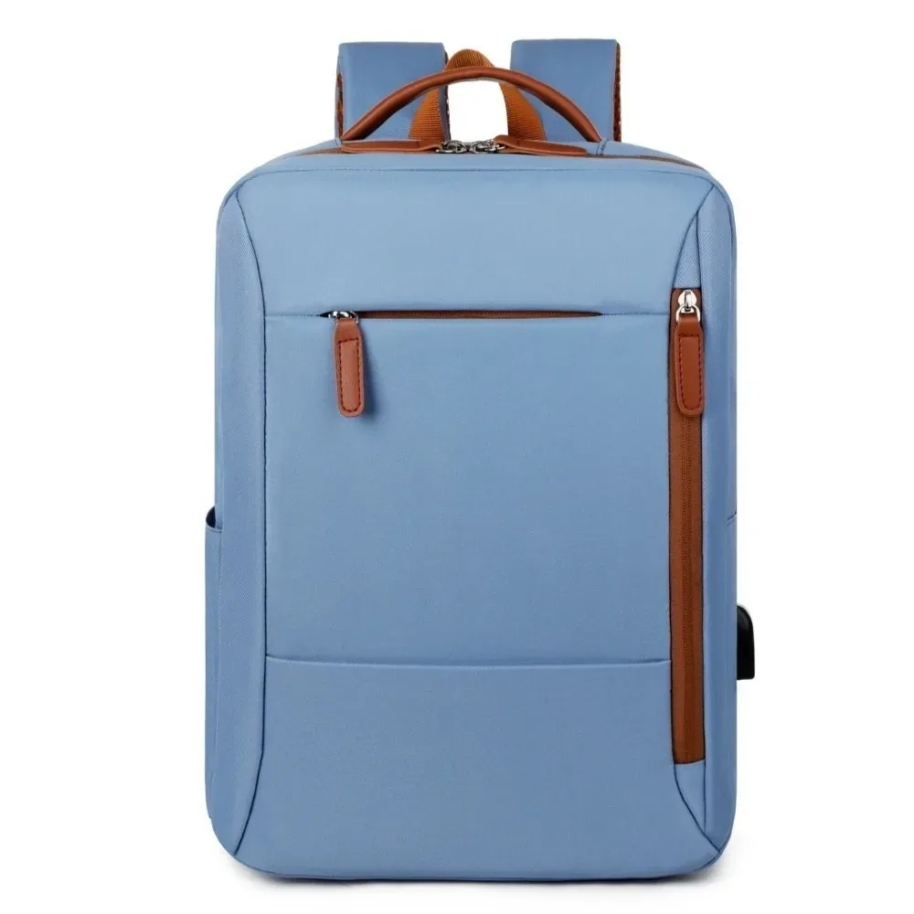 sac à dos oxford pour ordinateur portable, résistant à l'usure, multi-couches, sac d'école pour étudiants, grande capacité avec sangle de bagage, sac à dos d'affaires, voyage