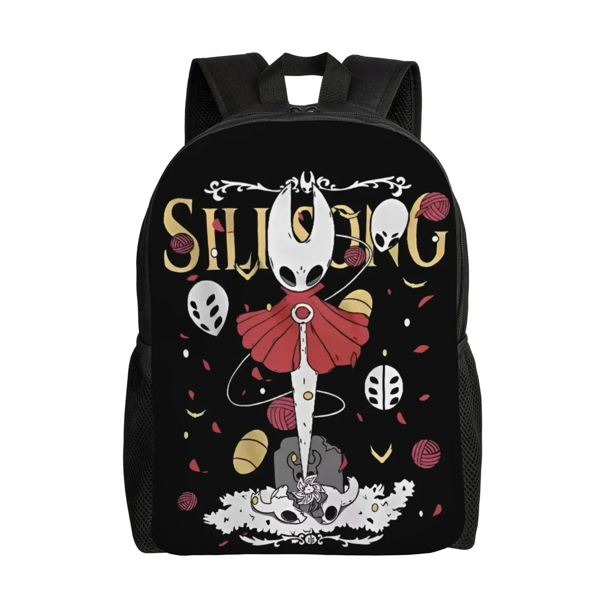 sac à dos décontracté hollow knight silksong pour l'extérieur, la randonnée, les voyages, le collège, pour hommes et femmes
