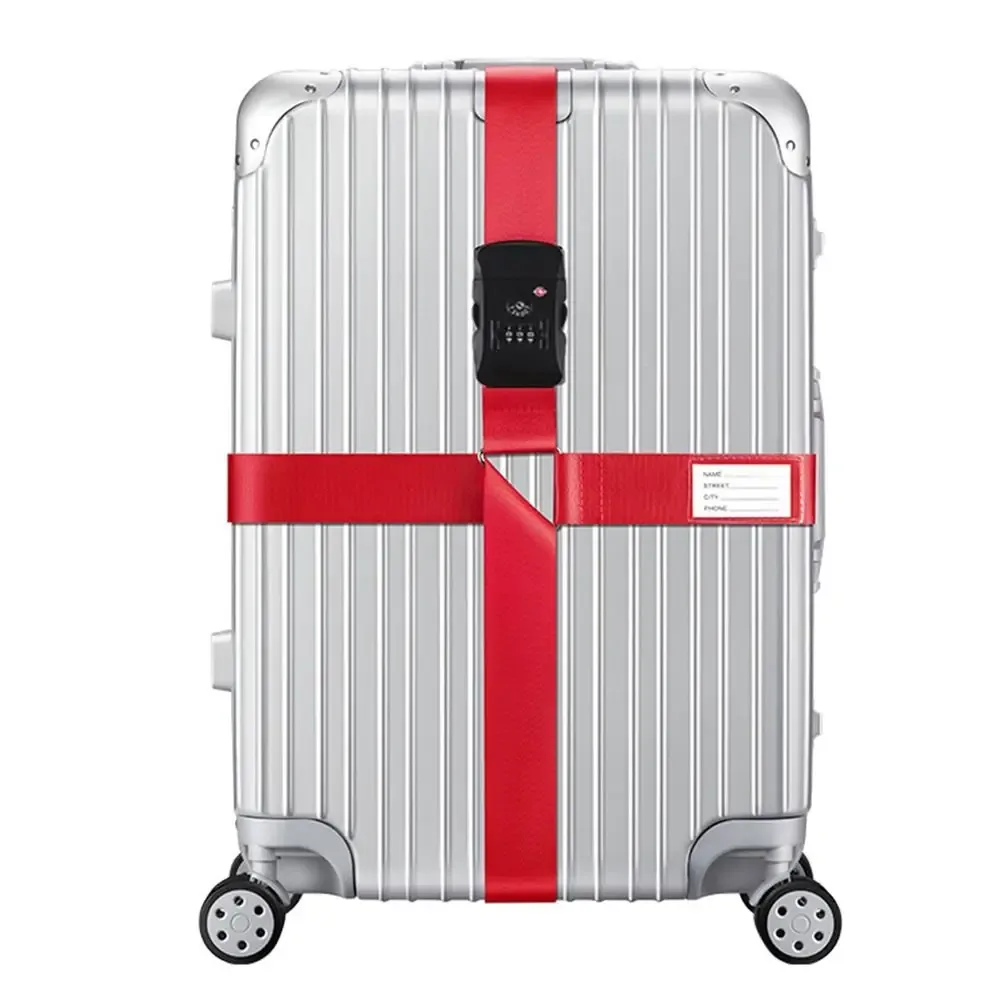 sangles de corde réglables pour valise de voyage, sangles tsa, mot de passe, peintures, serrure, ceinture croisée, accessoires