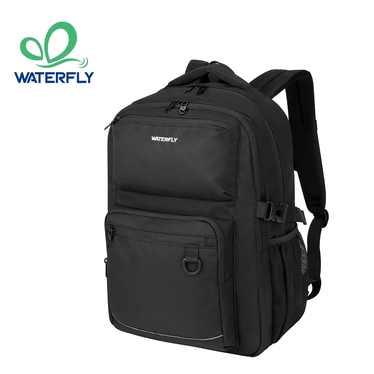 waterfly 15,6" sac à dos pour ordinateur portable anti-vol résistant à l'eau tsa friendly sac d'école de voyage pour femmes et hommes