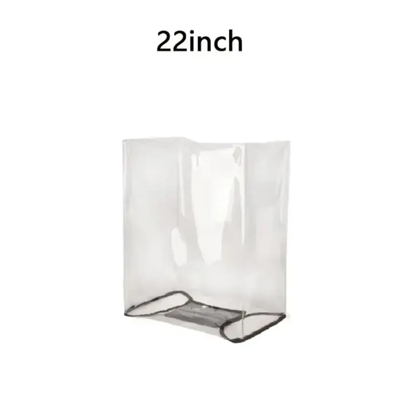 1 housse de protection transparente en pvc pour bagages, protection universelle anti-poussière et anti-rayures pour valises de 20 à 28 pouces