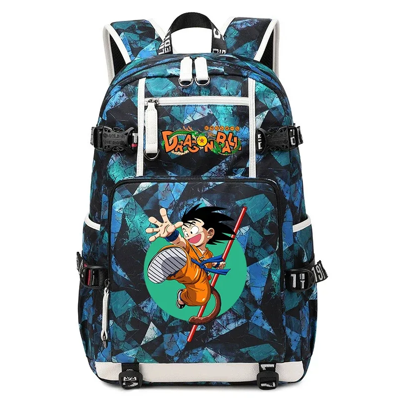 sac à dos d'école imprimé dragon ball z, sac à dos de voyage de grande capacité pour enfants et adolescents