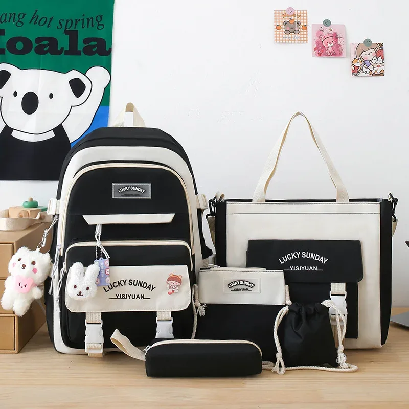 sac à dos scolaire tendance 2026 pour fille, sac de voyage, sac à dos d'épaule grande capacité léger pour élèves du primaire, du collège et du lycée - mochila escolar