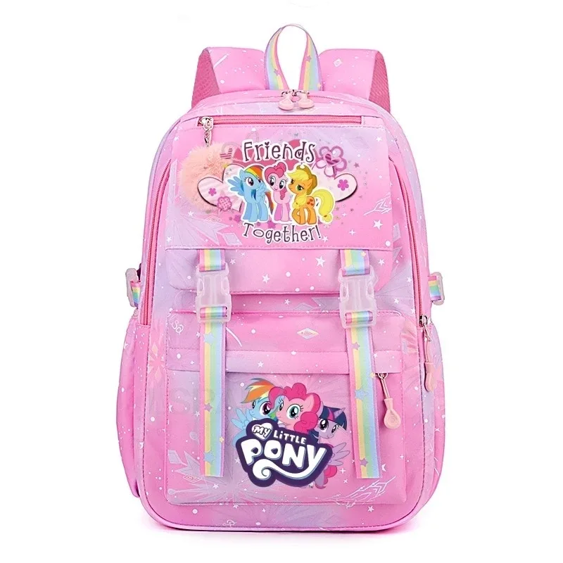 sac à dos my little pony pour femmes, garçons et filles, sac à livres, sac à dos de dessin animé kawaii pour étudiants et adolescents, mochila, cadeau d'anniversaire