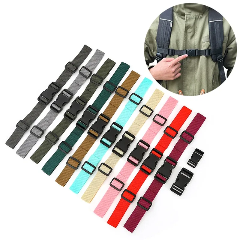 Sangle d'épaule réglable pour sac à dos d'extérieur, sangle fixe pour adultes/enfants, ceinture de traction antidérapante, sangle de poitrine Durable, accessoire de sac