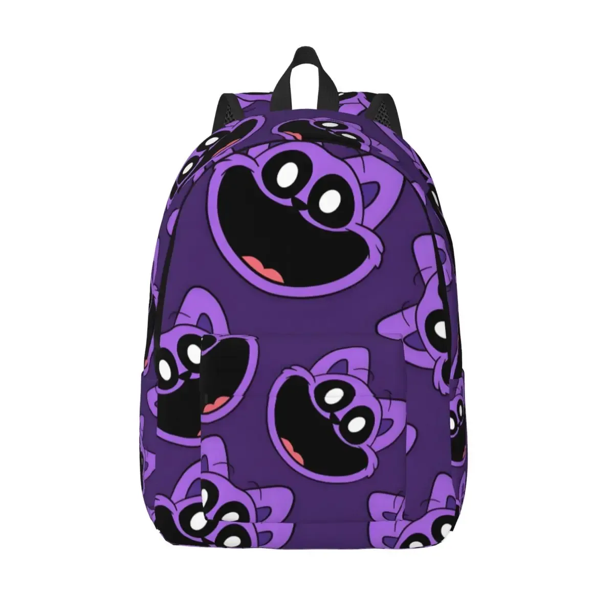 sac à dos en toile personnalisé avec impression 3d de créatures souriantes pour garçons et filles, sacs de voyage pour collège et école, sac à livres pour ordinateur portable de 15 pouces