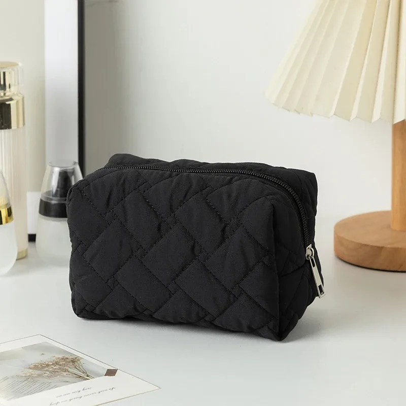sac de voyage cosmétique, sac de rangement portable pour soins de la peau et articles de toilette, sac de rangement souple simple de grande capacité