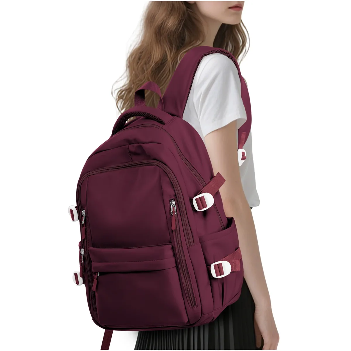 sacs à dos unisexes, sacs pour ordinateur portable de grande capacité, sacs à dos de voyage multi-compartiments, adaptés aux adolescents, sacs d'école décontractés pour tous les jours